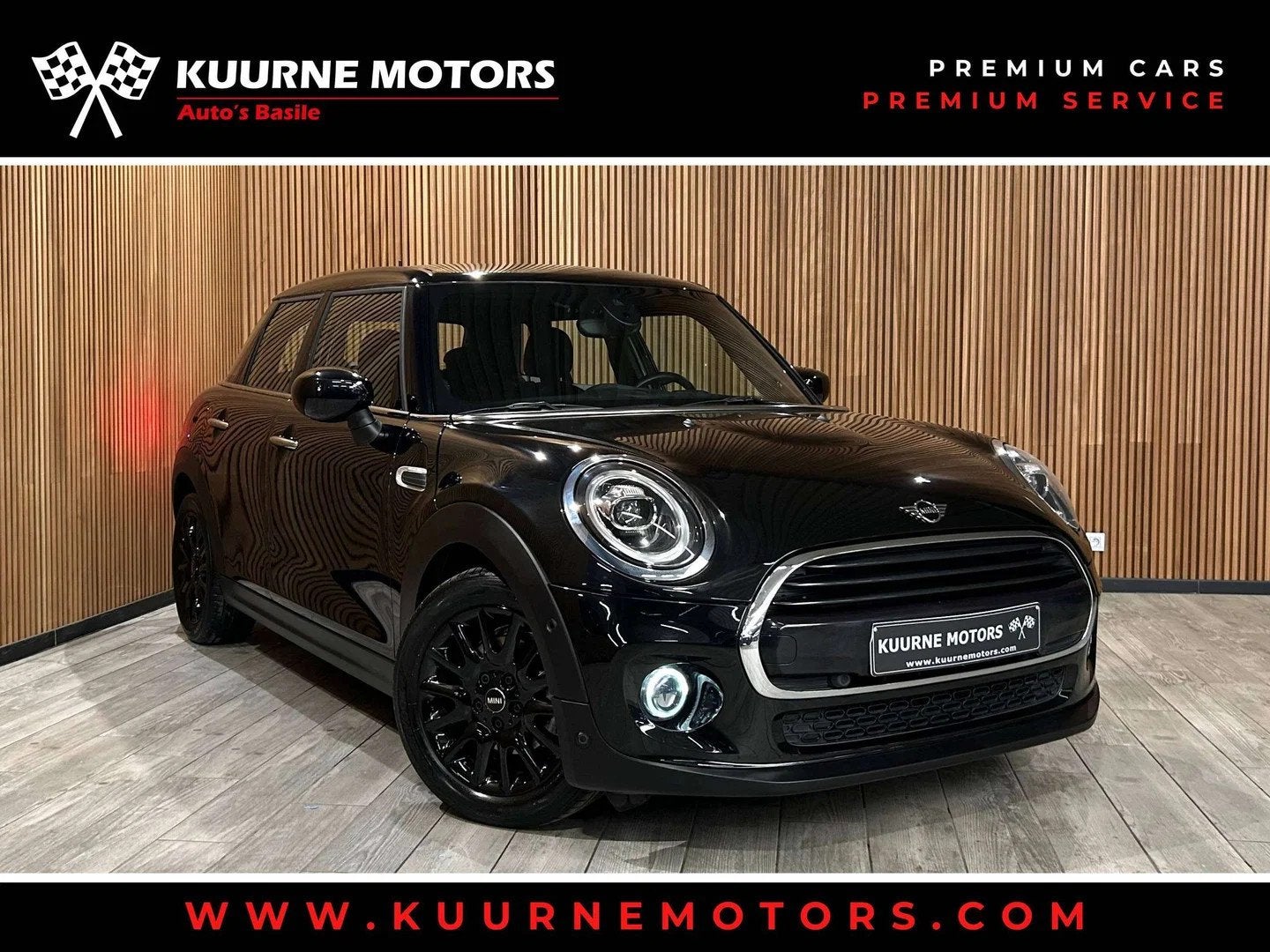 MINI Cooper 1.5iA 5d. Alu16"/Led/VerwZet/Acc/Cam/Pdc/Hk/Gps/, Auto's, Mini, Stof, Gebruikt, 136 pk, Zwart