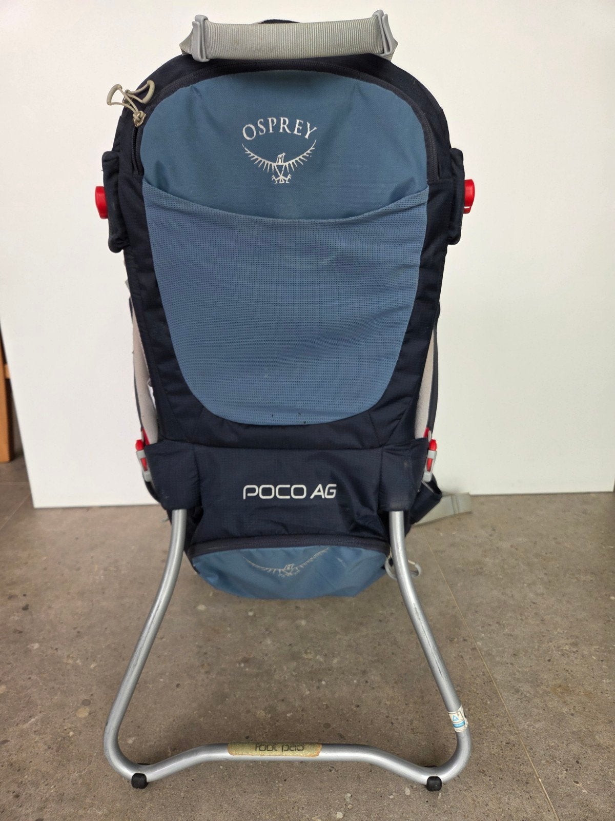 Osprey Poco AG draagrugzak, Ophalen, Gebruikt, Rug, Draagzak