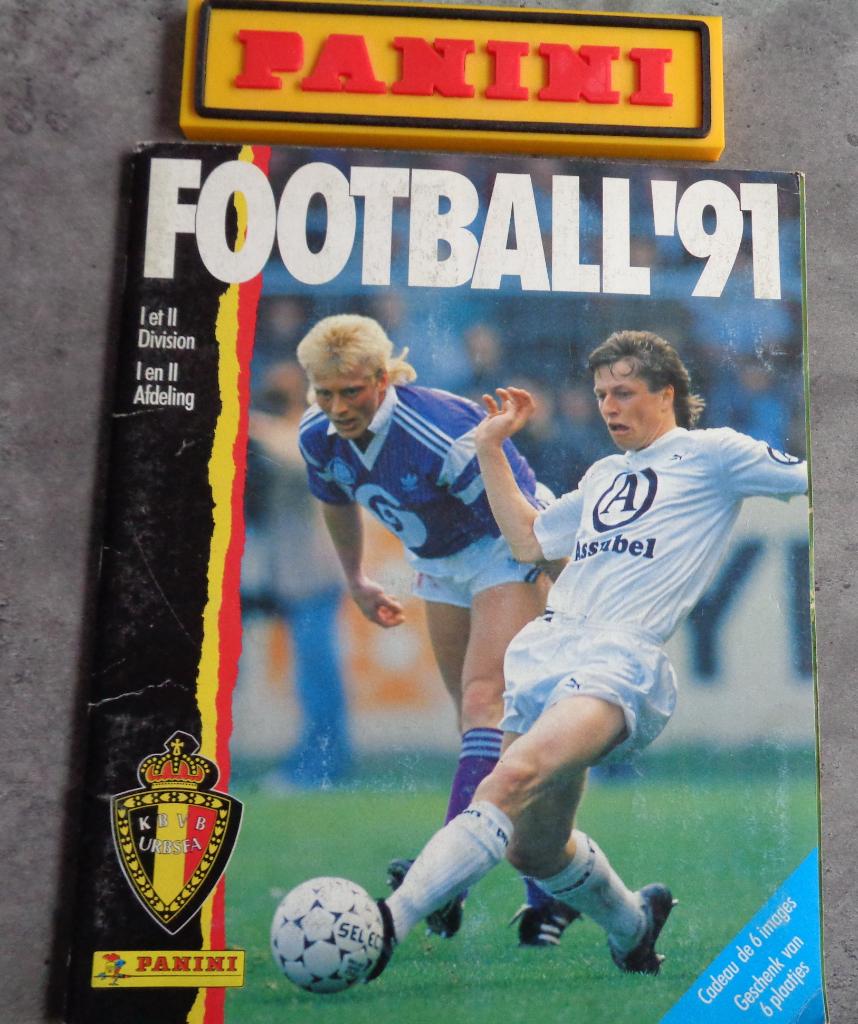 PANINI STICKER ALBUM FOOTBALL 91 ANNO 1991 VOETBAL, Ophalen of Verzenden, Zo goed als nieuw, Sticker