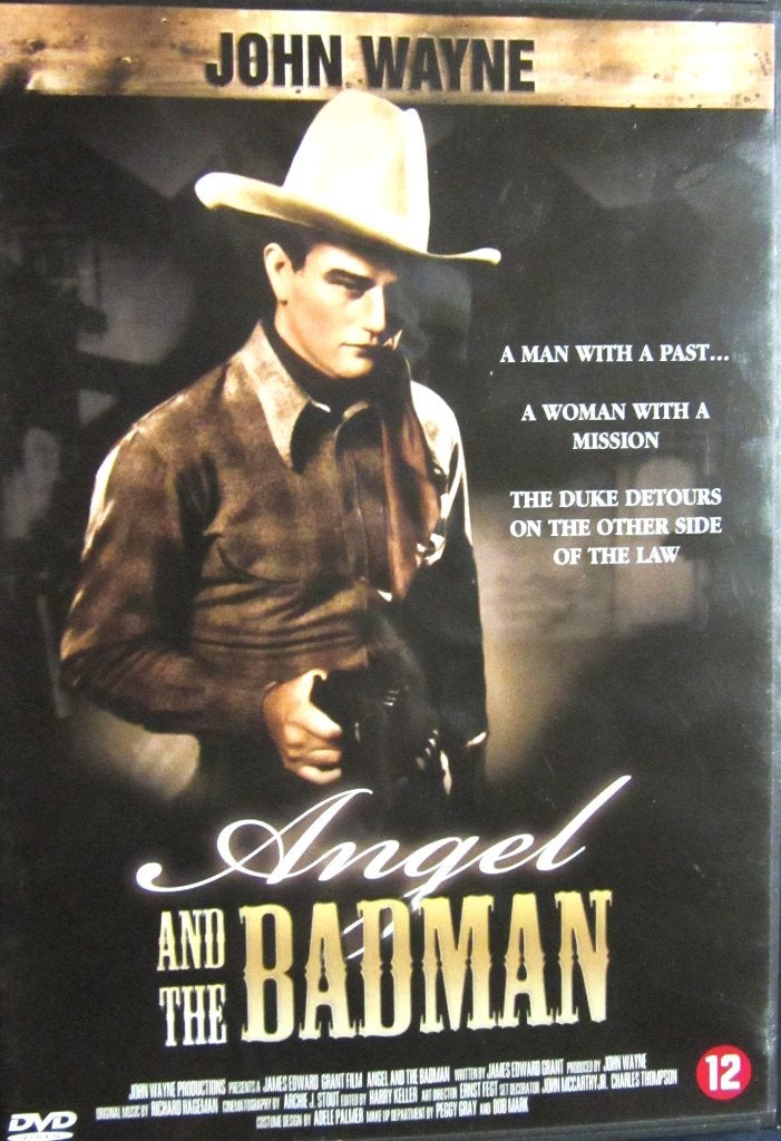 DVD WESTERN- ANGEL AND THE BADMAN (JOHN WAYNE)-ZELDZAAM, Tous les âges, Enlèvement ou Envoi, Comme neuf, Autres genres