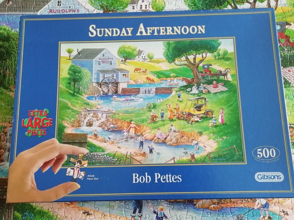 Gibsons puzzel / 500 xl stukjes, Ophalen of Verzenden