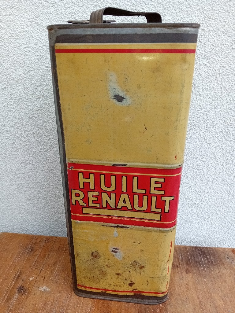 Grand bidon d'huile rare | Huile RENAULT, Collections, Enlèvement ou Envoi, Utilisé