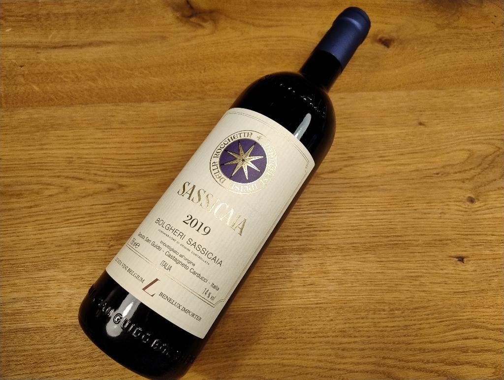 Sassicaia 2019 Tenuta San Guido Toscane Italie v.a. € 270, Ophalen, Nieuw, Italië, Rode wijn
