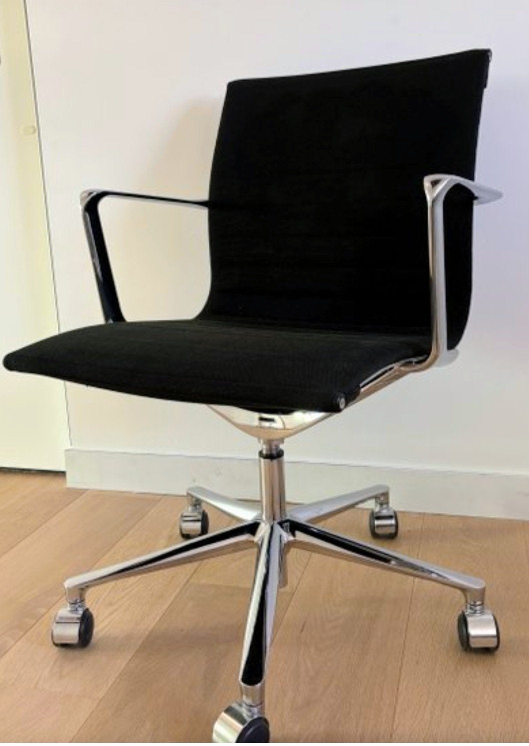 Chaise ICF Office Una, Enlèvement, Comme neuf, Noir, Chaise de bureau
