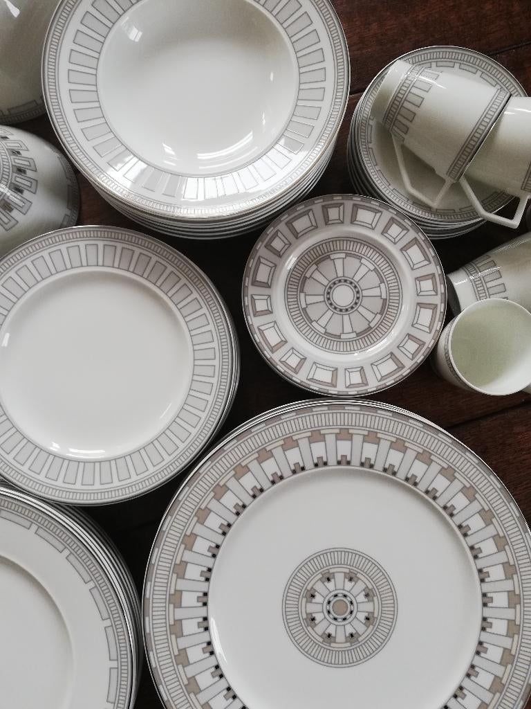 Villeroy Boch La Classica Contura 6 pers. uniek luxe servies, Enlèvement, Neuf, Porcelaine, Service complet