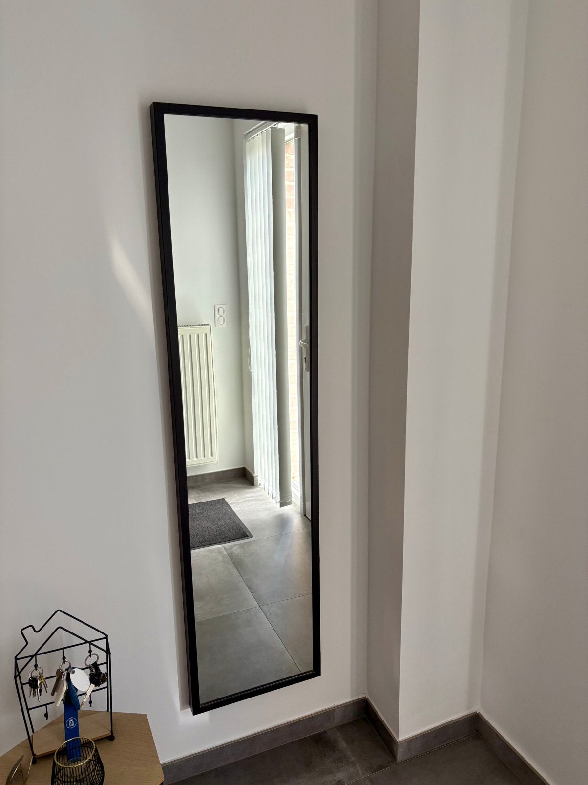 Rechthoekige wandspiegel, Ophalen, Rechthoekig