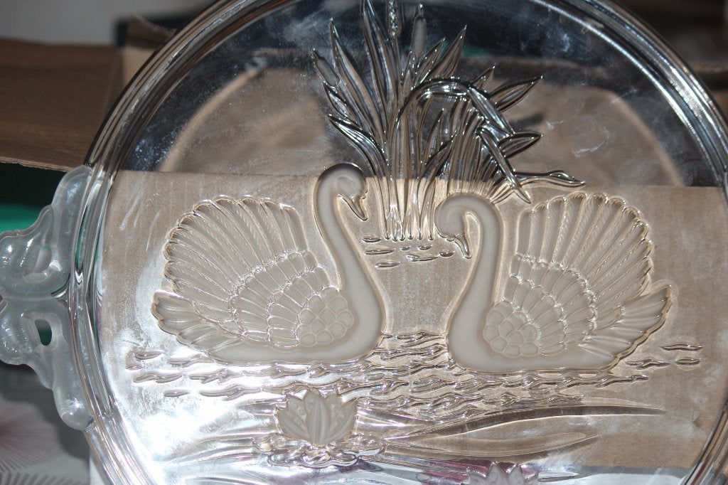 Plat présentation verre, Huis en Inrichting, Ophalen, Klassiek, Dienblad, Glas