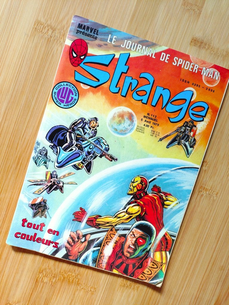 Strange, le journal de Spiderman - n°112 / Avril 1979, Enlèvement ou Envoi, Une BD, Utilisé, Marvel / DC / Image etc