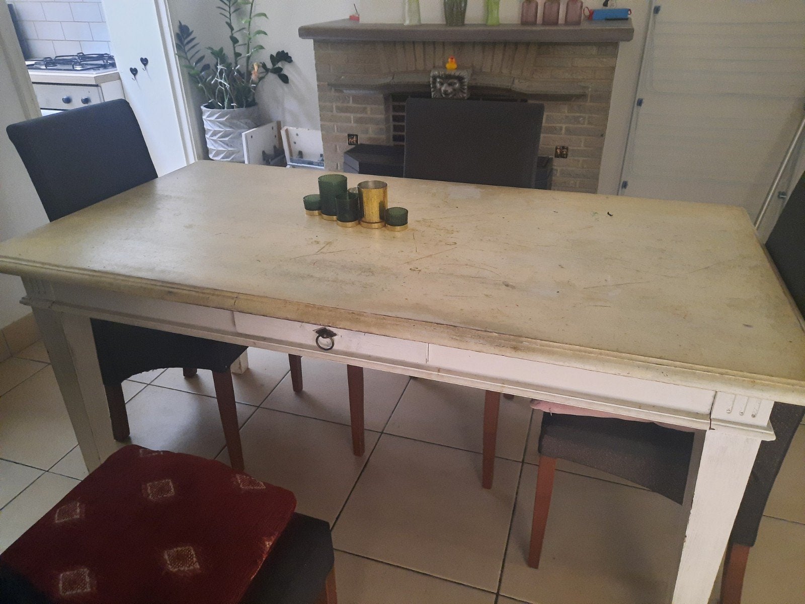 Eettafel, Ophalen