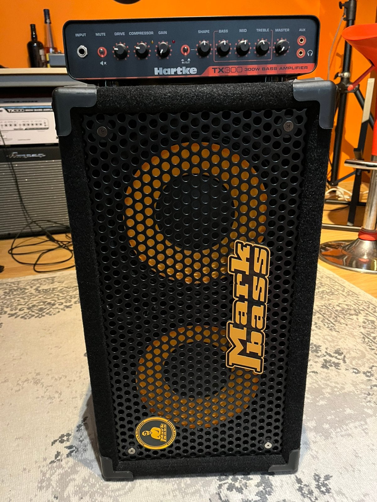 Hartke TX300 + Markbass Traveller 102P4, Muziek en Instrumenten, Versterkers | Bas en Gitaar, Ophalen, Gebruikt