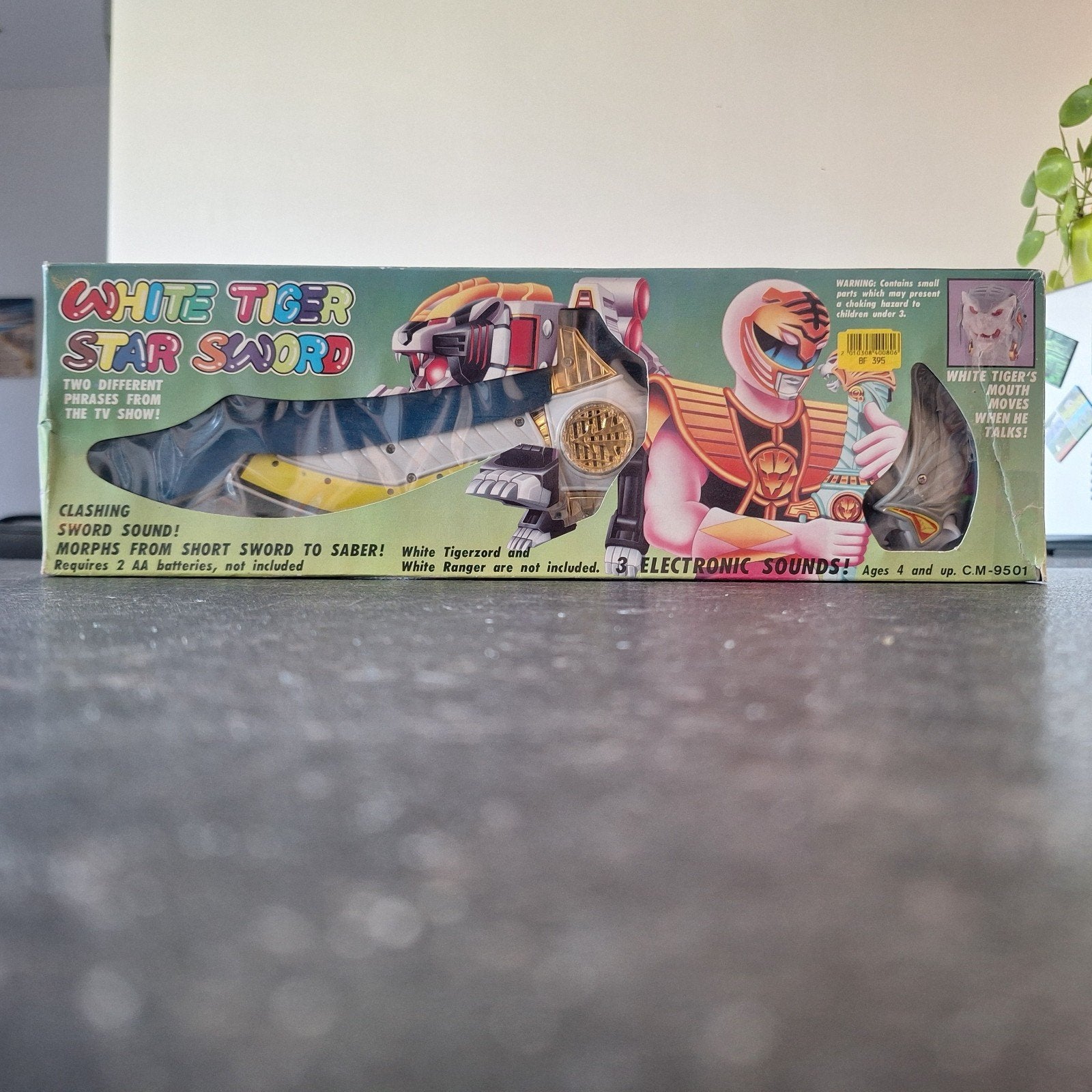 Bandai Mighty Morphin Power Rangers White Tiger Saba – 1994, Verzamelen, Ophalen of Verzenden, Gebruikt