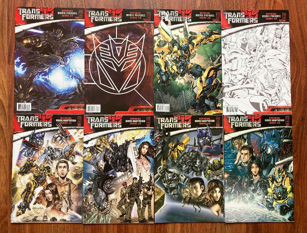 IDW Transformers Movie Prequel & Adaptation Comics, Boeken, Strips | Comics, Amerika, Verzenden, Complete serie of reeks, Nieuw