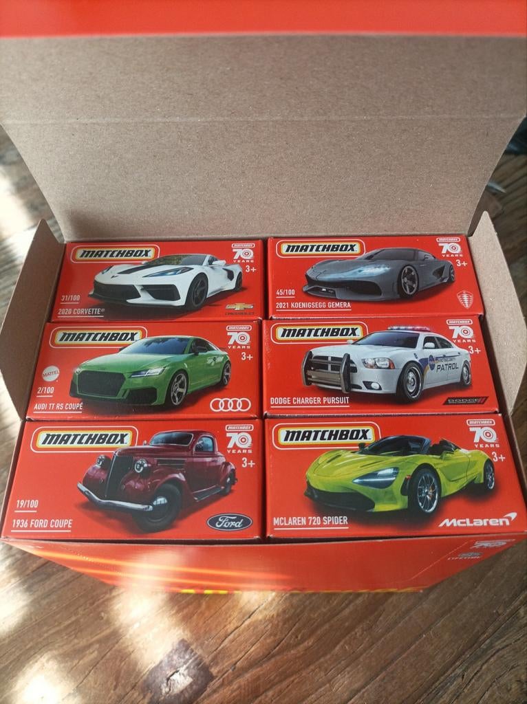 Matchbox power grabs 24 verschillende, nooit geopend, lot 3, Ophalen of Verzenden