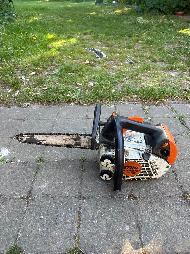 Stihl ms 150 tc - tophandle kettingzaag, Enlèvement, Comme neuf