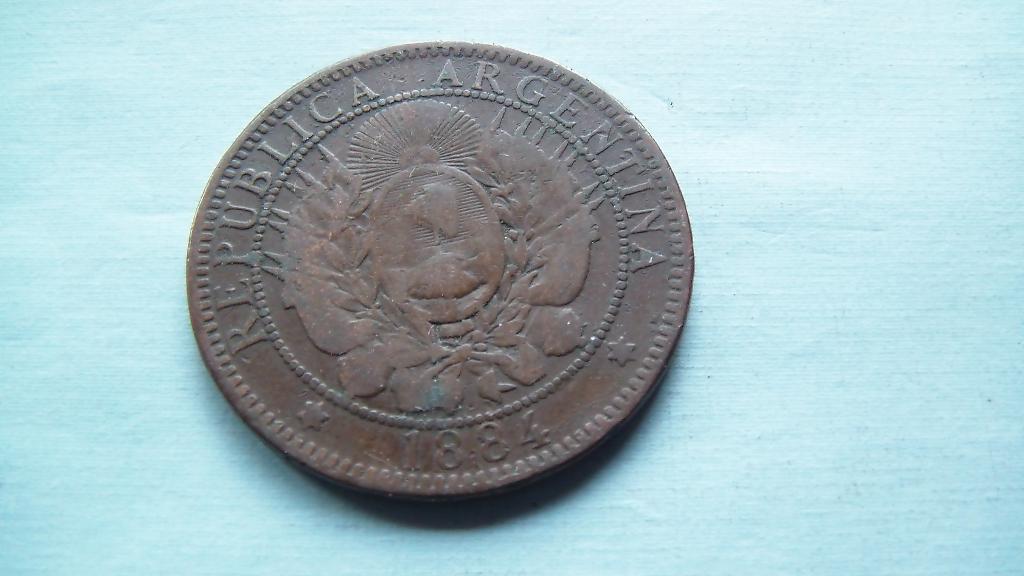 argentine 2 centavos 1884, Enlèvement