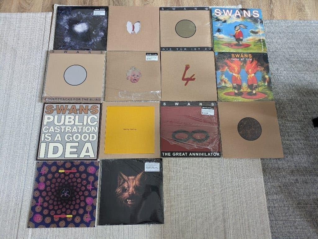 SWANS — Gesigneerde vinylcollectie — Niet gespeeld, Ophalen, LP, 12 inch, Nieuw in verpakking
