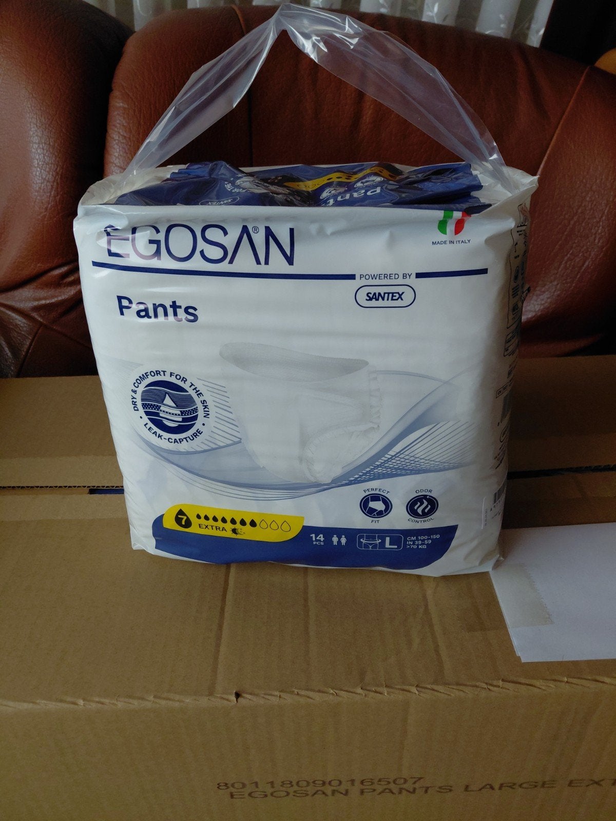 pampers voor volwassenen, Ophalen