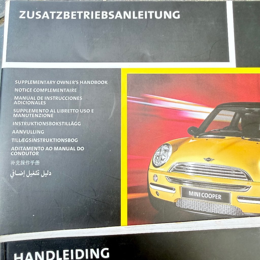 mini instructie boekjes met map - origineel, Auto diversen, Handleidingen en Instructieboekjes, Ophalen of Verzenden