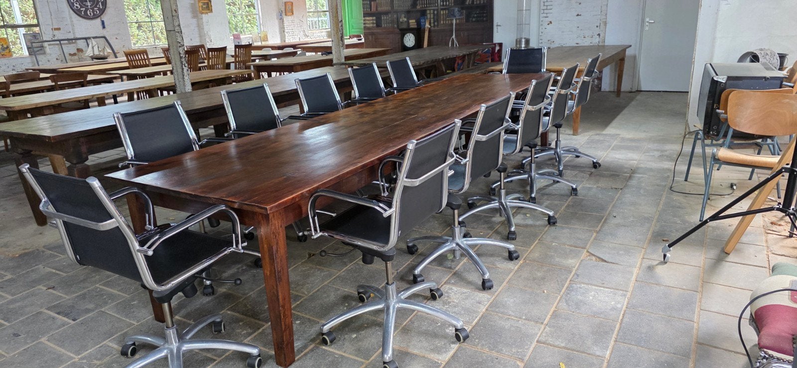 Te koop: Exclusieve eethoek – landelijk ontmoet design!, Ophalen of Verzenden, Gebruikt, 8 stoelen of meer