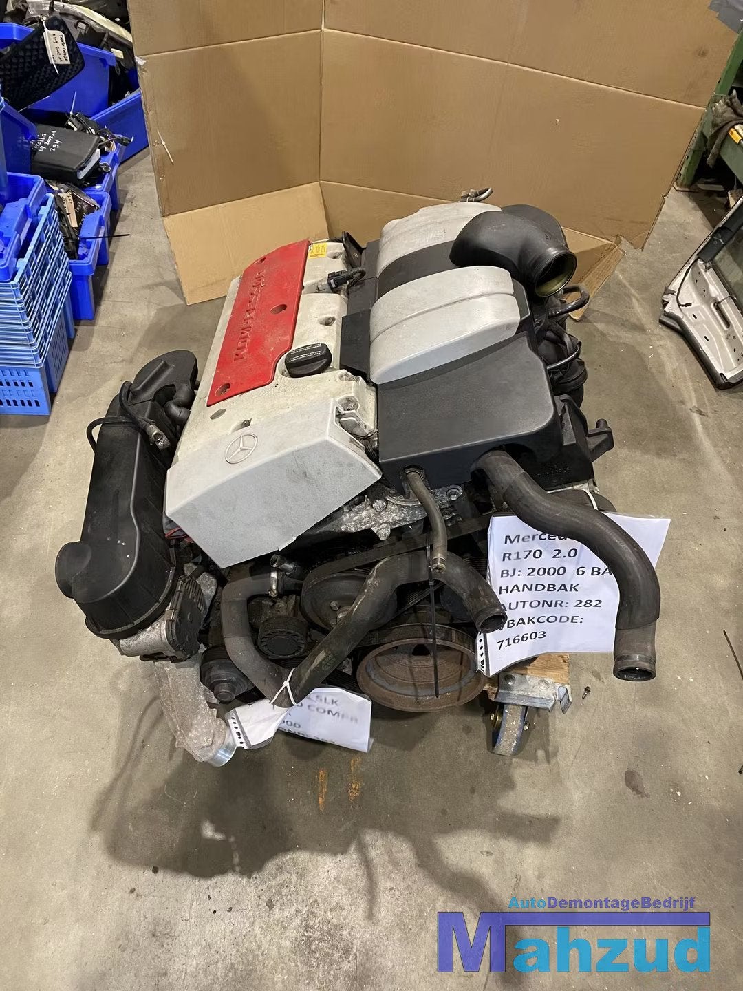 MERCEDES SLK R170 2.0 111958 Motorblok motor engine compleet, Mercedes-Benz AG, Mercedes-Benz, Utilisé, Mercedesstrasse 120
70372  Stuttgart, DE