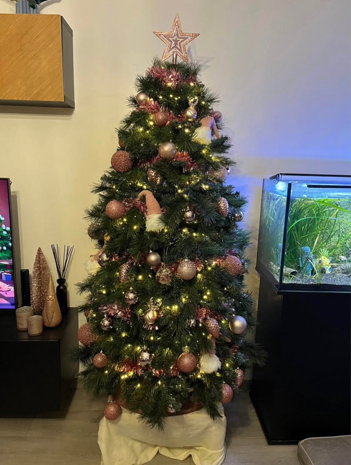 Kerstboom + versiering, Maison & Meubles, Enlèvement, Comme neuf