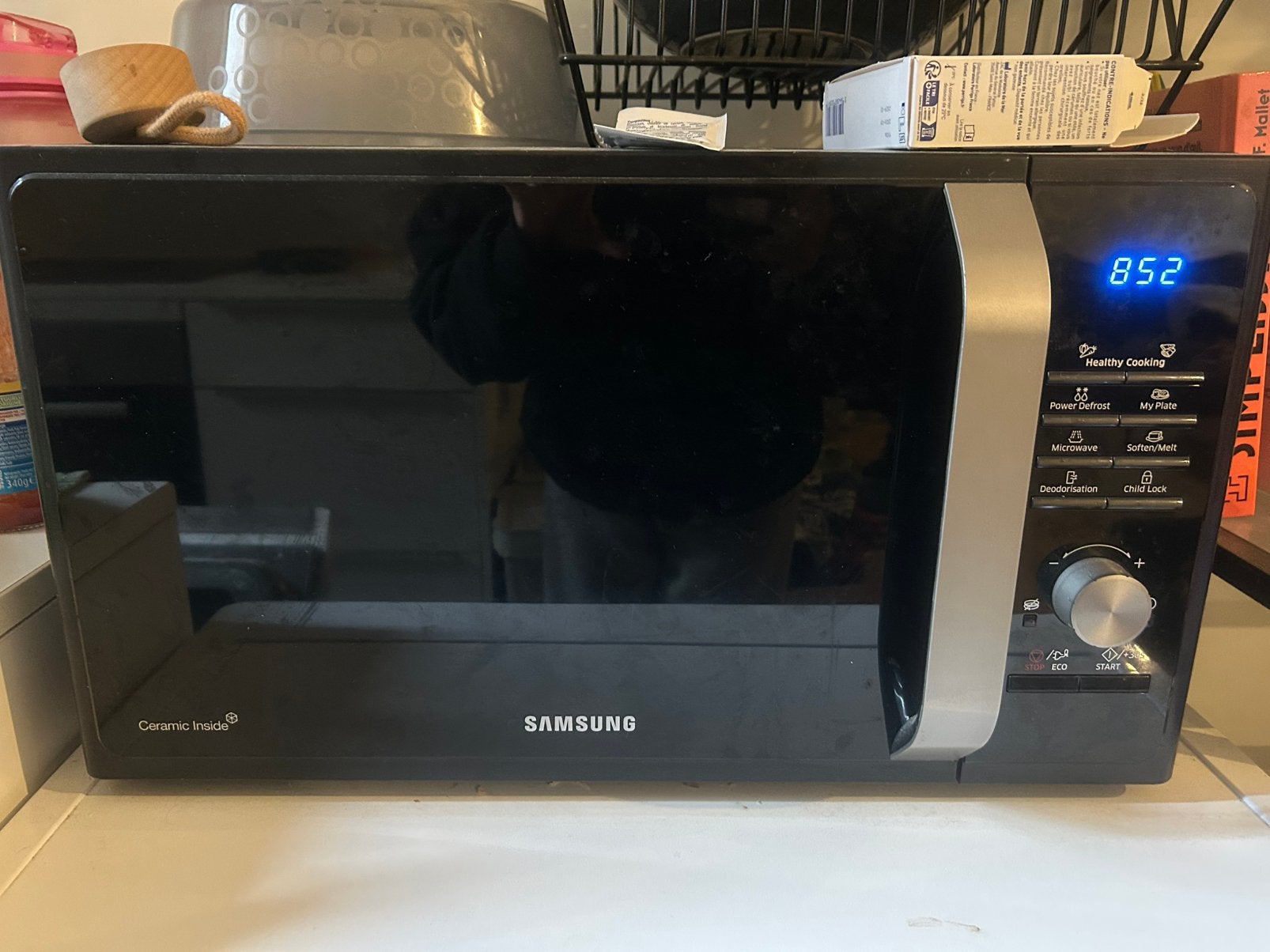 Micro-ondes Samsung MS28B303TAK/EN, Elektronische apparatuur, Ophalen, Microgolfoven, Tussenbouw, Zo goed als nieuw