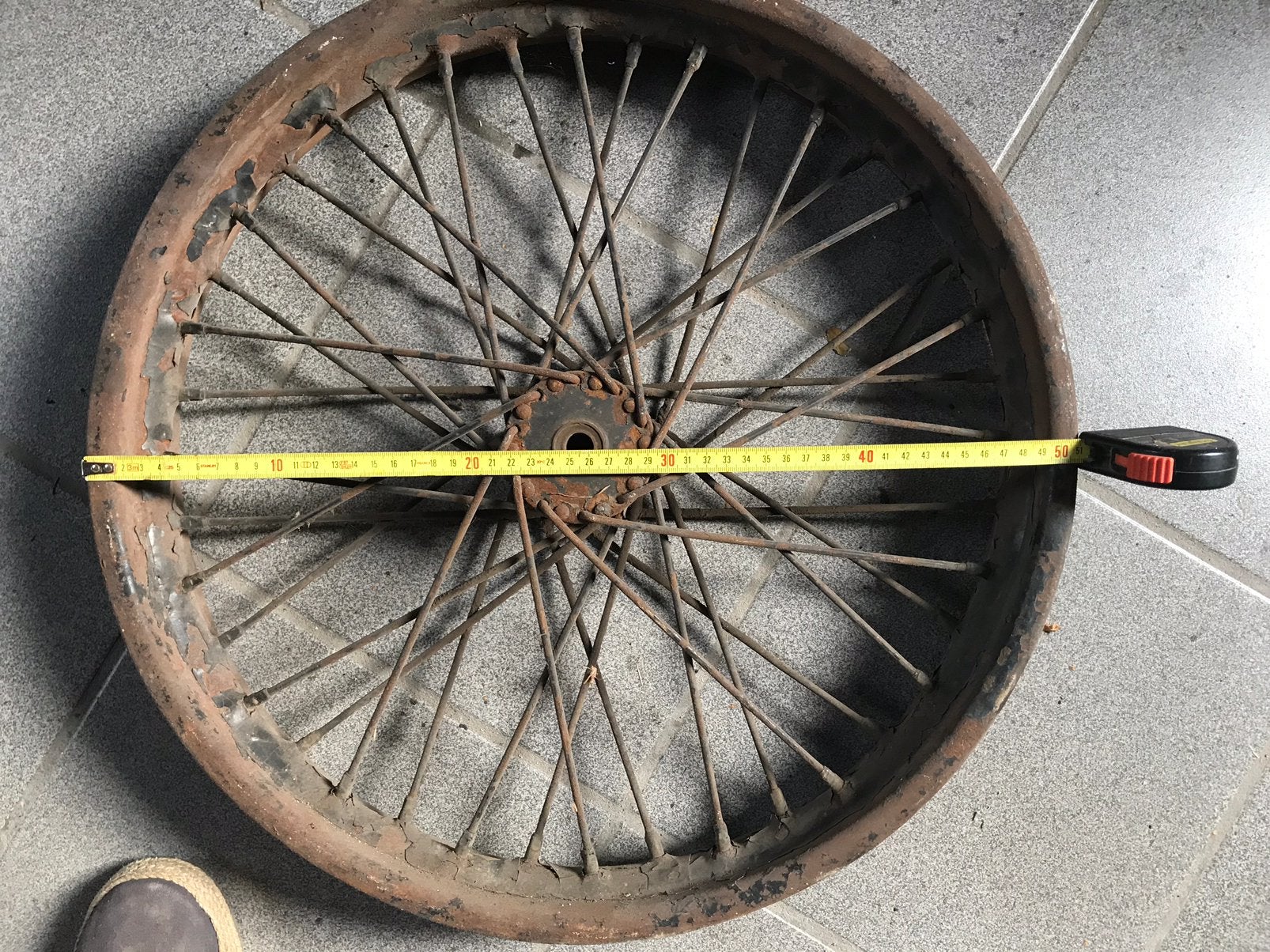 Oude motorwielen, Motoren, Ophalen, Gebruikt