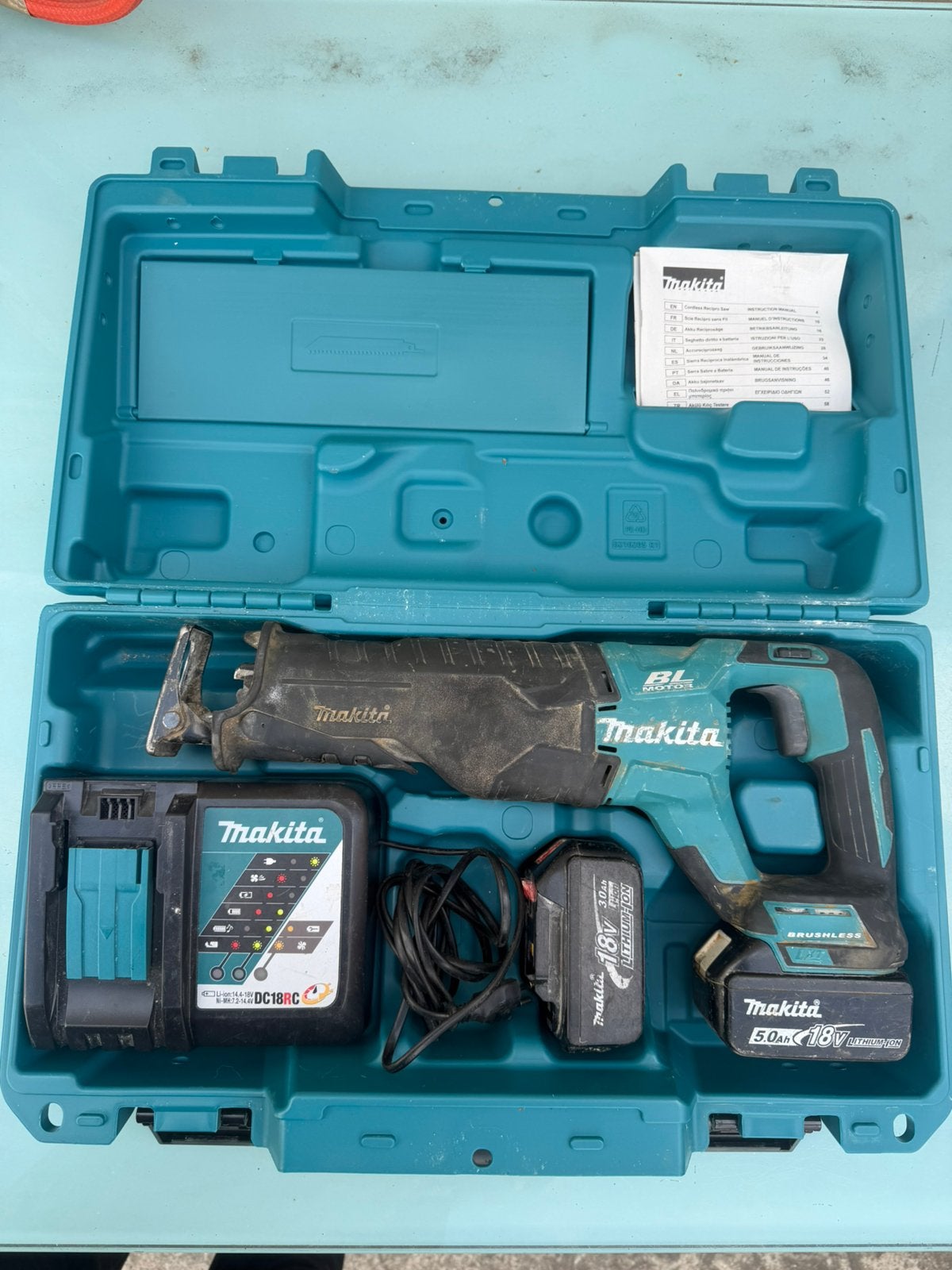 Makita DJR187 Reciprozaag, Doe-het-zelf en Bouw, Ophalen, Gebruikt, Reciprozaag