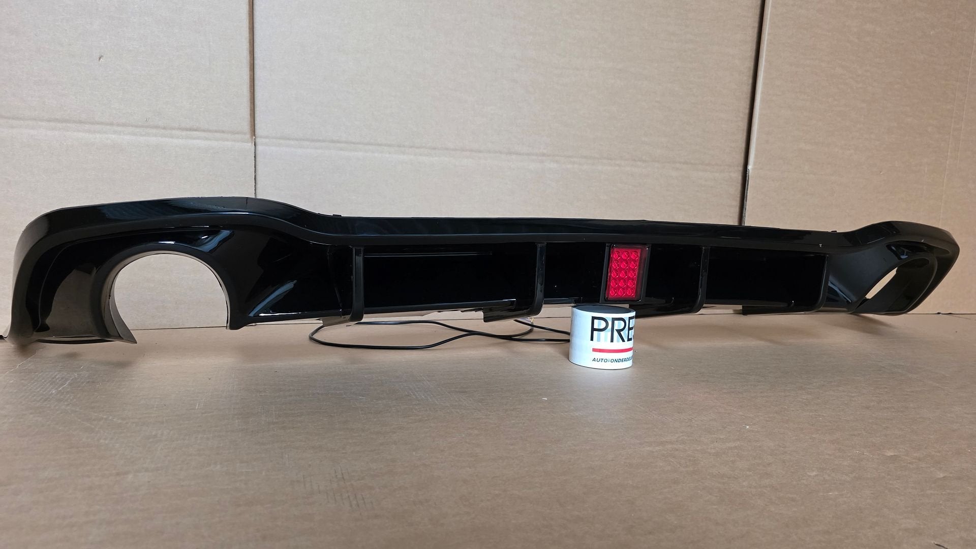 Diffuser VW Golf 8 VIII GTI en GTI 8.5 HOOGGLANS ZWART NIEUW, -, Nieuw, Ophalen of Verzenden, Achter
