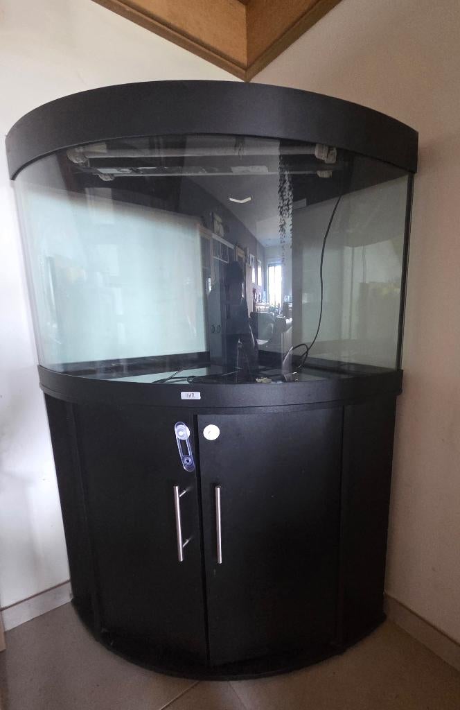 hoekaquarium Juwel 190L, Ophalen, Gebruikt, Leeg aquarium