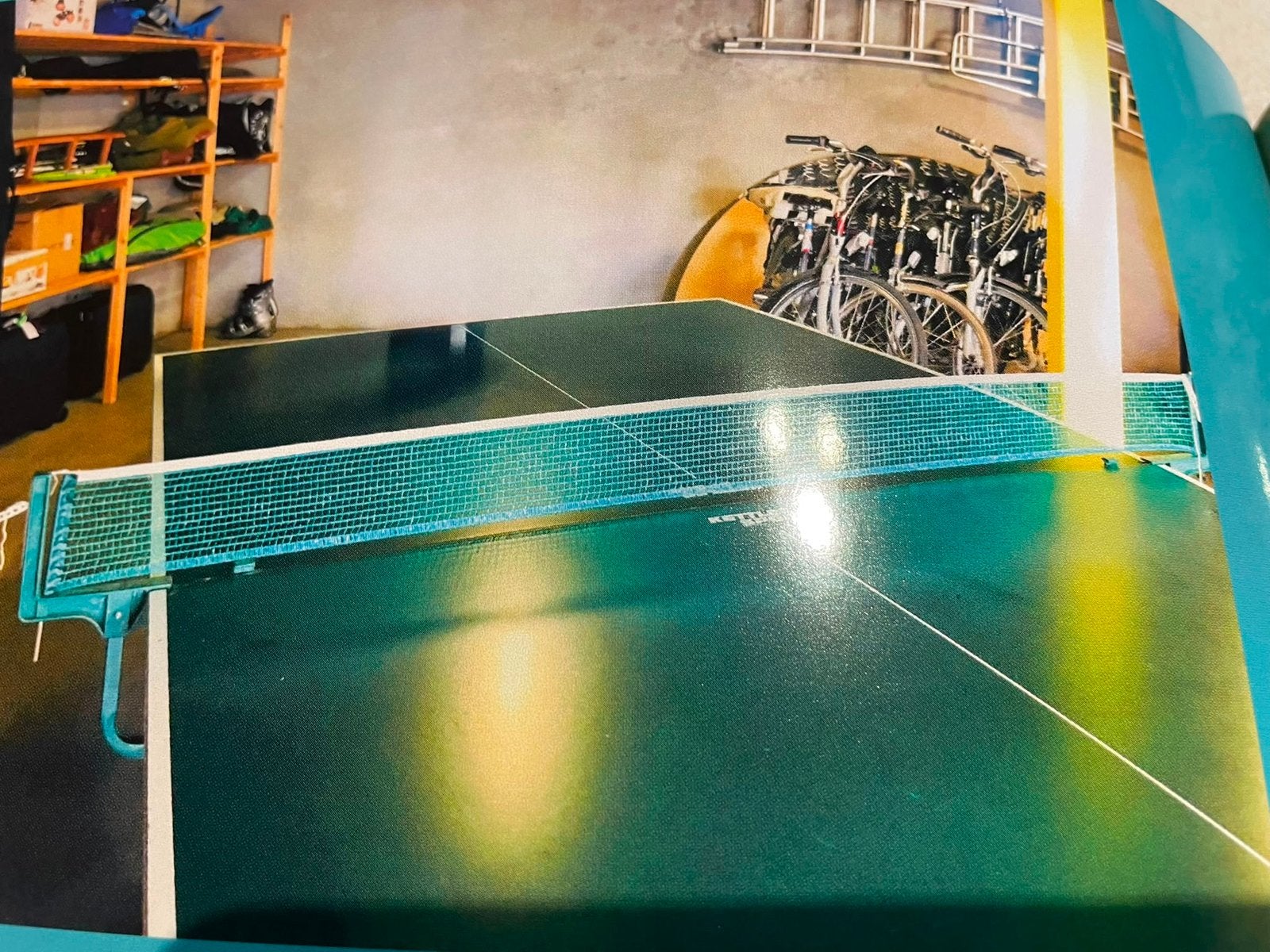 Pingpongtafel KETTLER inclusief toebehoren. Werkt perfect., Sport en Fitness, Ophalen, Zo goed als nieuw, Tafel Indoor, Inklapbaar