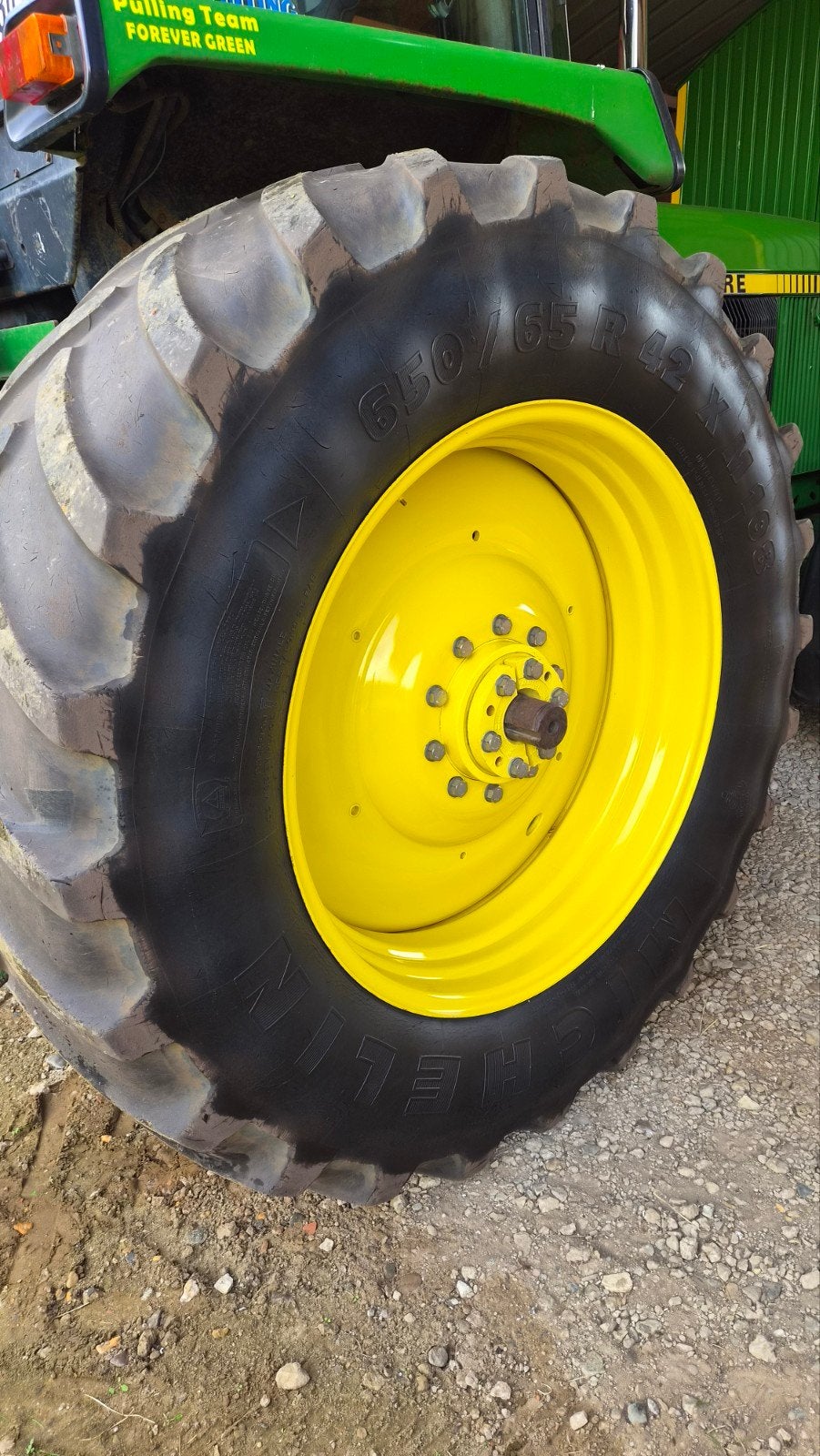 michelin xm108 650/65r42, Ophalen