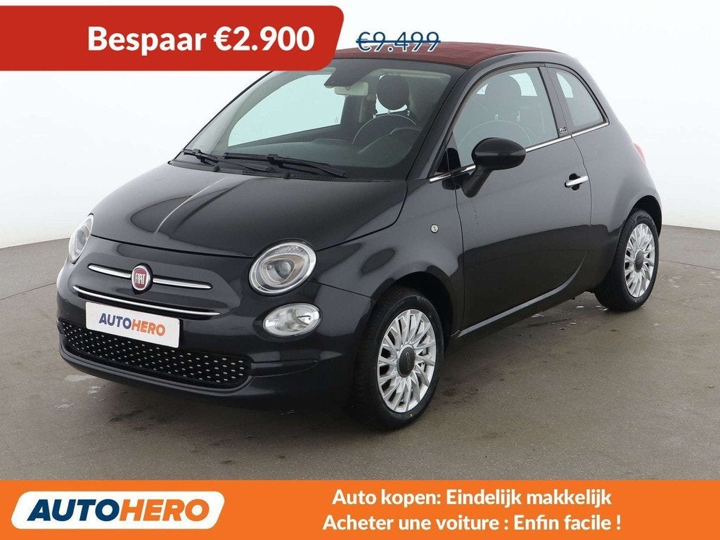 Fiat 500C 1.2 Lounge (bj 2019), Auto's, Fiat, Te koop, 500C, ABS, Airbags, Airconditioning, Android Auto, Apple Carplay, Bluetooth