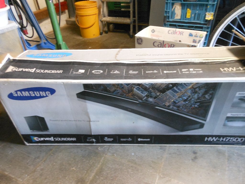 samsung curved sound bar, Enlèvement, Neuf, Kit home cinéma