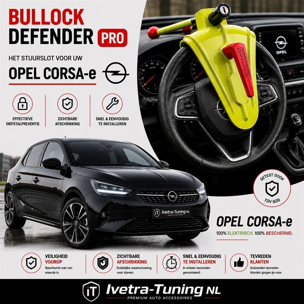 Stuurslot Opel Corsa-e | Beveiliging Opel Corsa-e, Ophalen of Verzenden, Nieuw