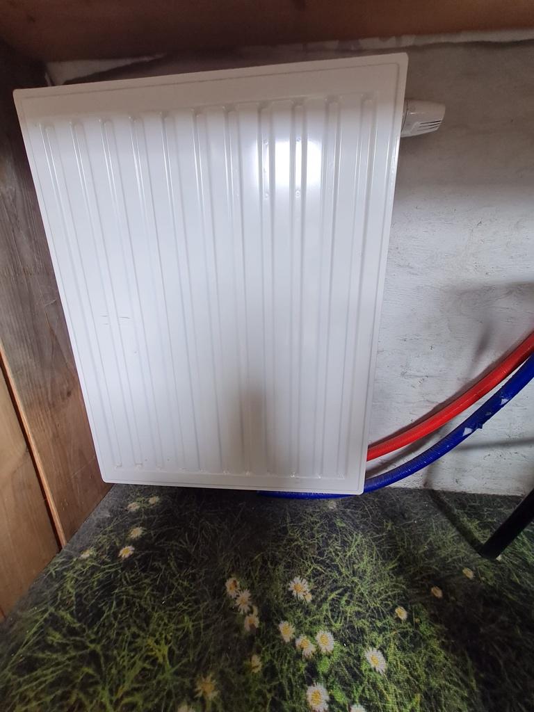 radiator 4 stuks wit, Ophalen, Gebruikt, Radiator