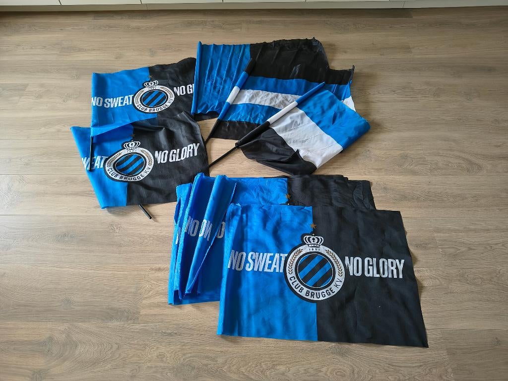Vlaggen Club Brugge, Ophalen of Verzenden, Zo goed als nieuw