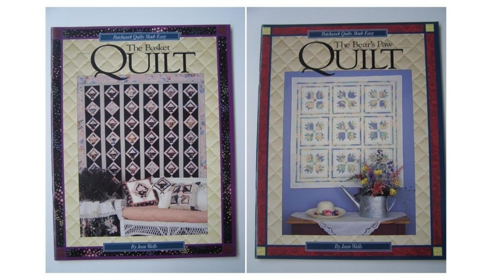 Basket quilt + Bear's paw quilt : Jean Wells, Ophalen of Verzenden, Nieuw, Borduren en Naaien, Jean Wells