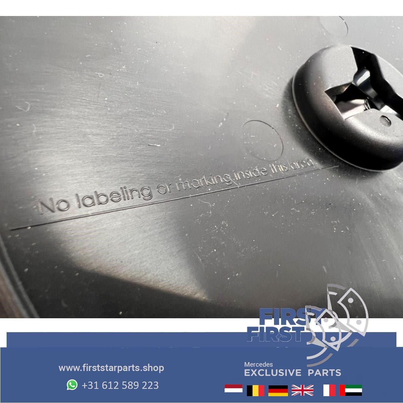 Mercedes W206 AMG STER LOGO GLANS Mercedes C Klasse 2021-202, Auto-onderdelen, Gebruikt, -, Ophalen of Verzenden, -