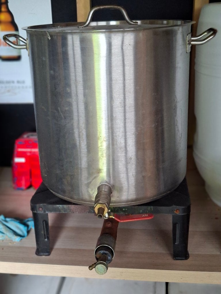 3 Kookpotten voor bier brouwen, Ophalen, Gebruikt, Overige typen