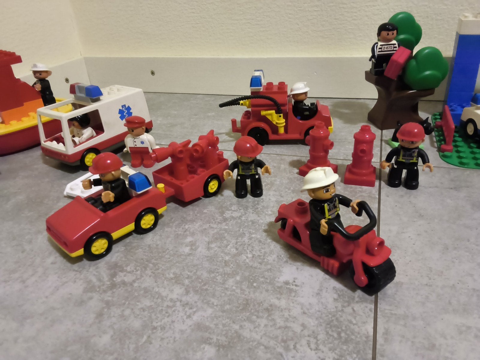 duplo brandweer, Kinderen en Baby's, Ophalen of Verzenden, Gebruikt, Duplo