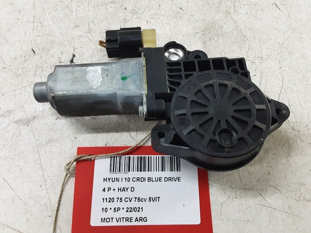 MOTEUR LEVE VITRE ELECTRIQUE ARRIÈRE GAUCHE i10 (F5), Arrière, Mevr. I. Hauben, Utilisé, Hyundai