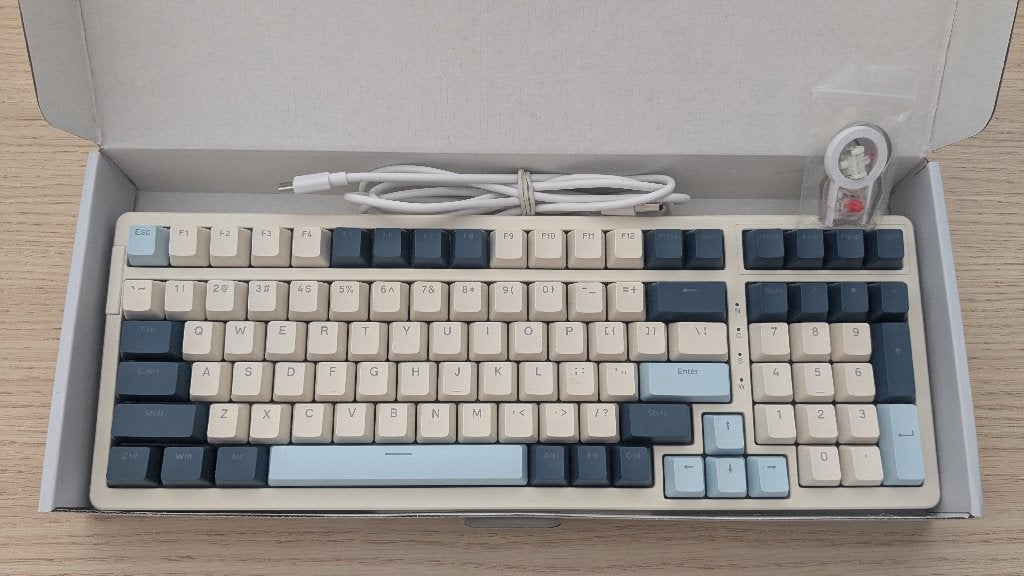 Bedraad mechanisch toetsenbord K3 MAX van Fuegobird, Computers en Software, Gaming toetsenbord, Azerty, Ophalen of Verzenden, Zo goed als nieuw
