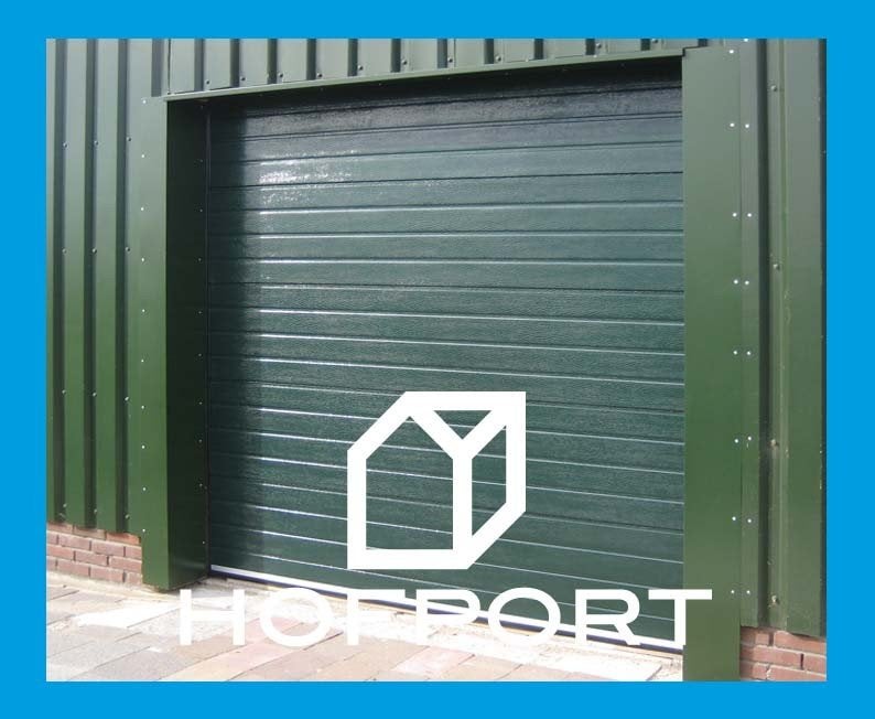 Garagepoort groen 2520 x 2130 RAL6009 Dennengroen NIEUW, Ophalen, Nieuw, Metaal
