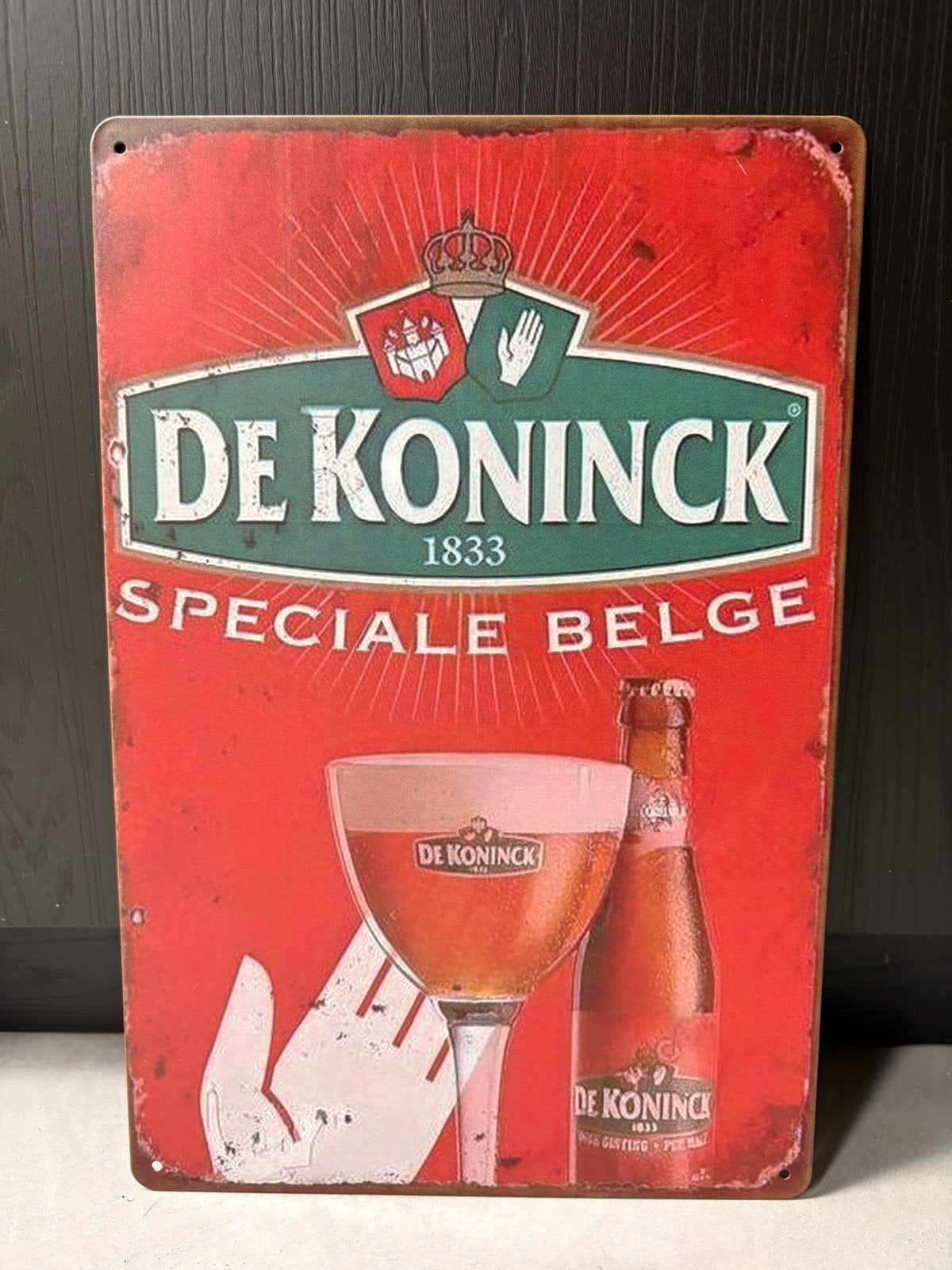 Reclamebord De Koninck, Verzamelen, Merken en Reclamevoorwerpen, Ophalen of Verzenden, Nieuw, Reclamebord