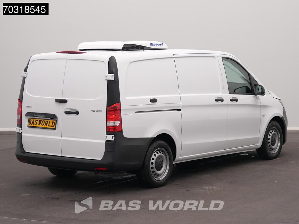 Mercedes Vito 116 Automaat L2H1 Kerstner 230v Stekker Airco, Automaat, Stof, Gebruikt, Euro 6