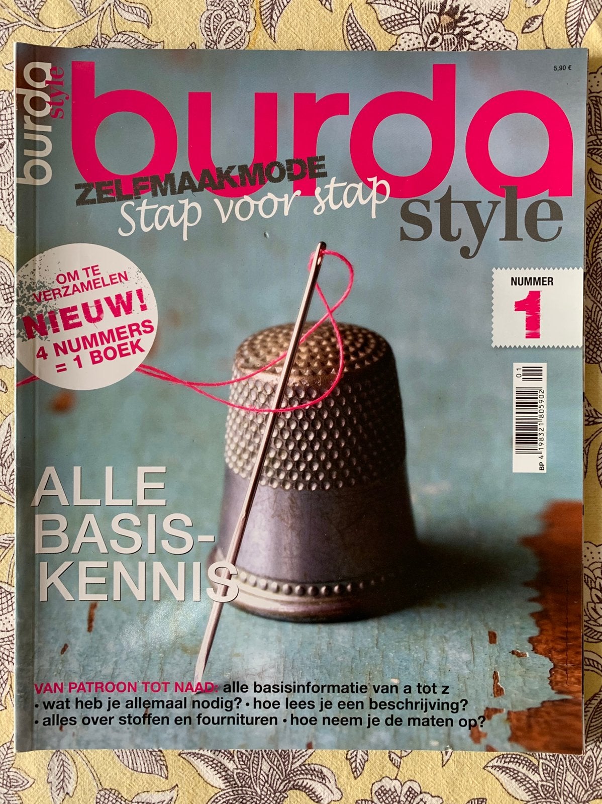 burda style zelfmaakmode nummer 1, Ophalen, Burda