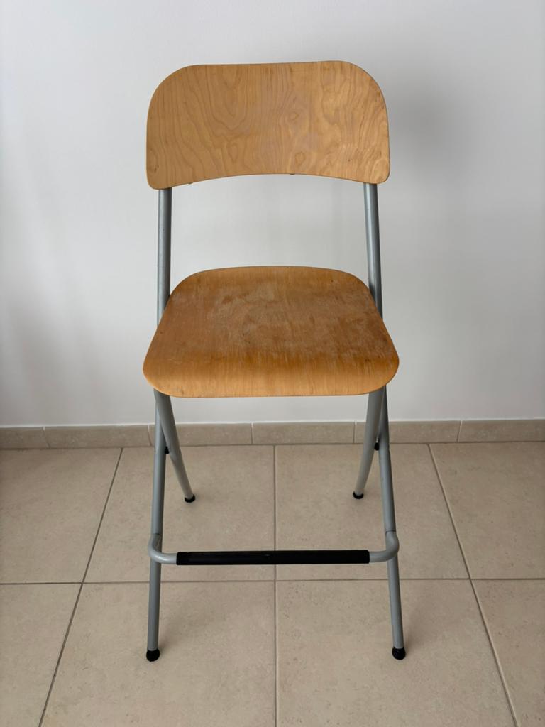 Chaise haute, Maison & Meubles, Tabourets de bar, 90 cm ou plus, 1 tabouret, Avec repose-pieds, Enlèvement
