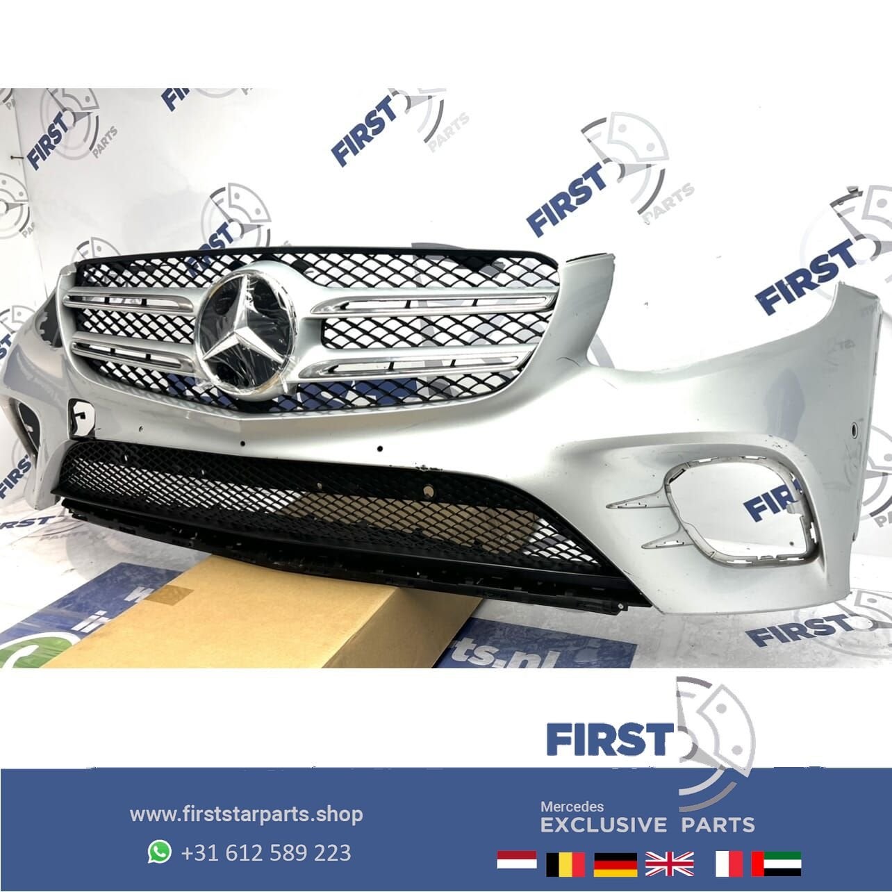 W253 GLC AMG BUMPER PRE-FACELIFT origineel Mercedes VOORBUMP, Utilisé, -, Avant, -