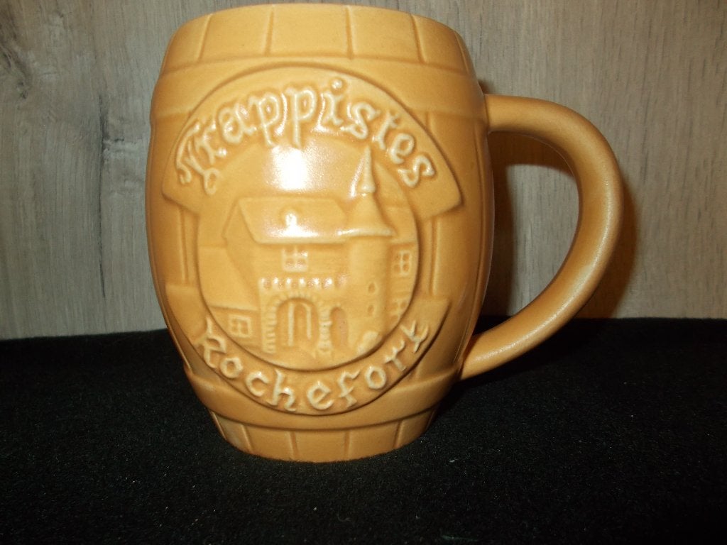 ROCHEFORT Trappistes - pot à de tonneau de bière - 50cl. - 8, Collections, Enlèvement, Utilisé, Chope(s), Autres marques